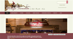 Desktop Screenshot of labottegaincantata.com
